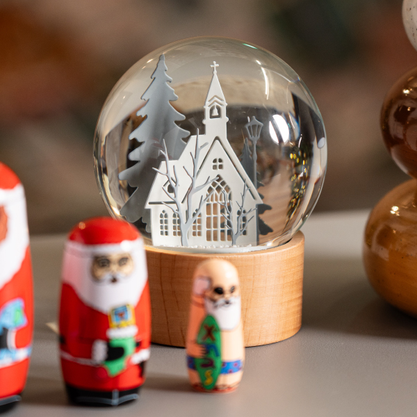 【shesay】インテリアに馴染むスノードーム