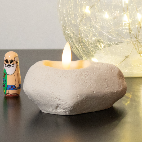 【shesay】LEDライト キャンドル ストーンレット