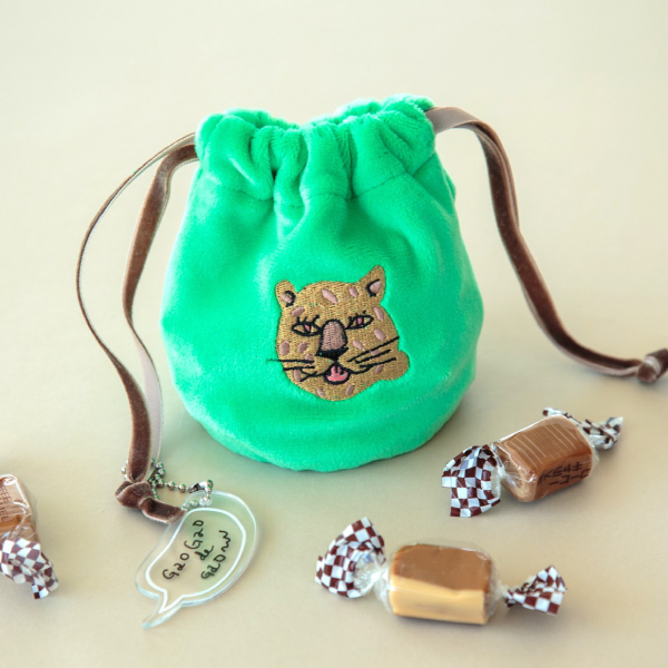 Kusetsuyo くせ強 飴ちゃん巾着