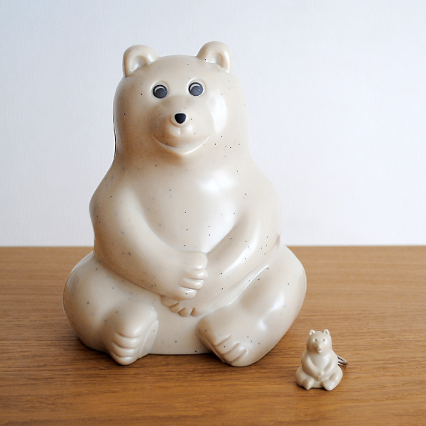 【PALASET】 貯金箱 シロクマ