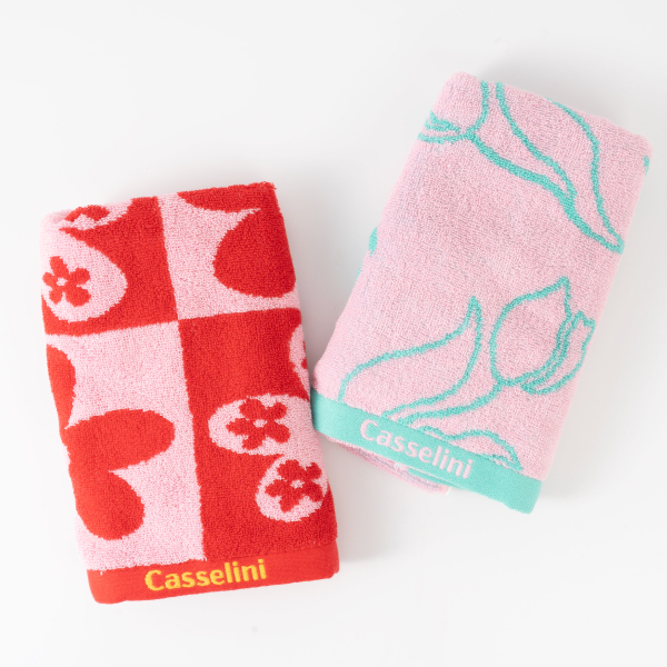 【Casselini HOME】フラワージャガードタオル