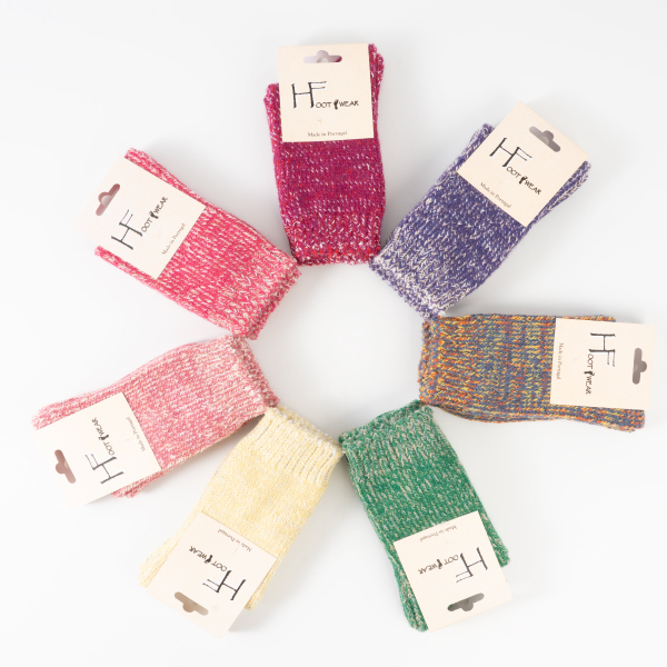 【HFOOTWEAR】CHINEウール混ソックス B