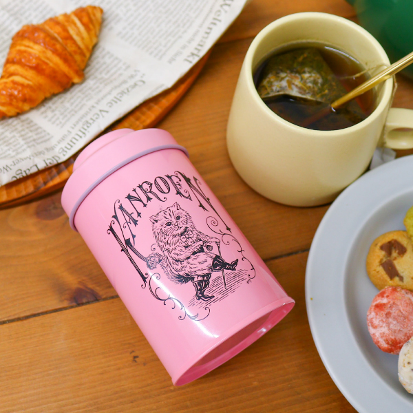 【甘露園】 マルコ ネコ 缶 アールグレイ 紅茶