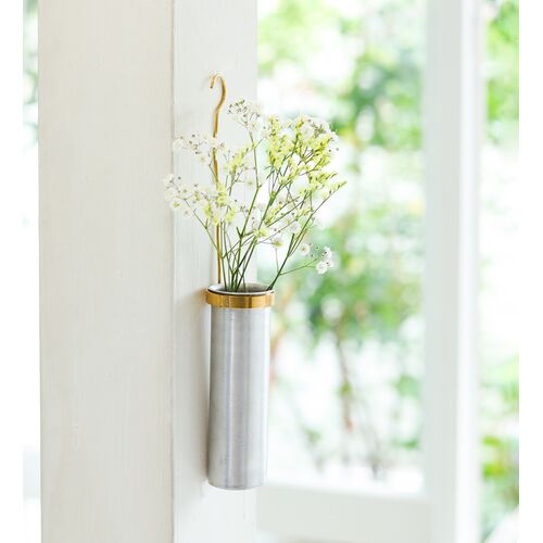 【in bloom】 インブルーム ブラス＆アルミシリンダーベース L フラワーベース