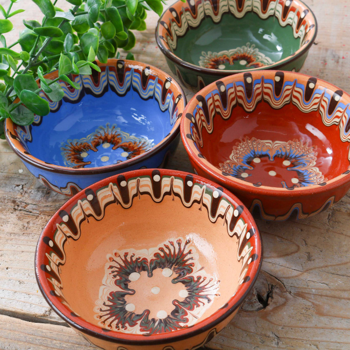 【Troyan Pottery】 Traditional Series ボウル 小 No.130-12