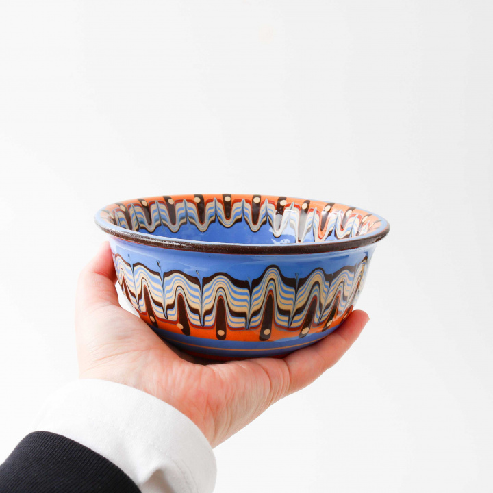 【Troyan Pottery】 Traditional Series ボウル 中 No.130-15