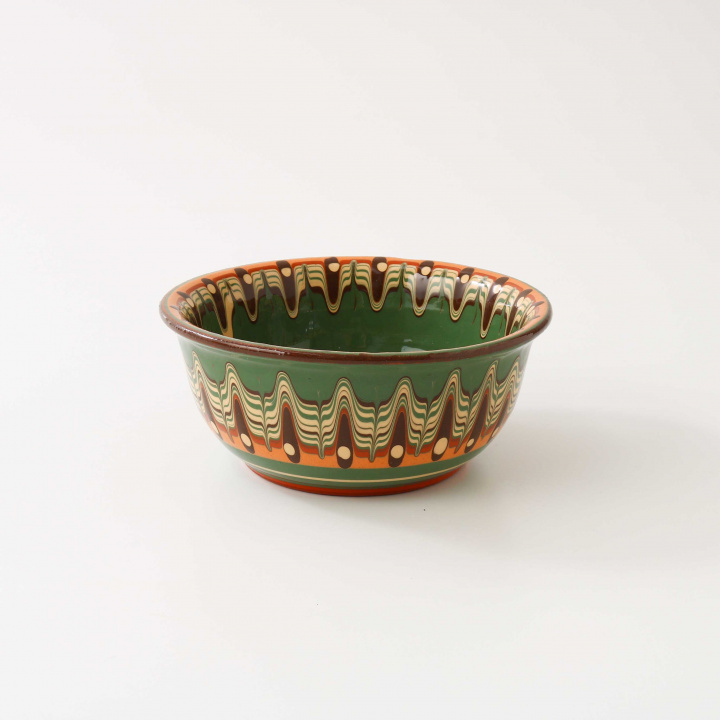 【Troyan Pottery】 Traditional Series ボウル 中 No.130-15