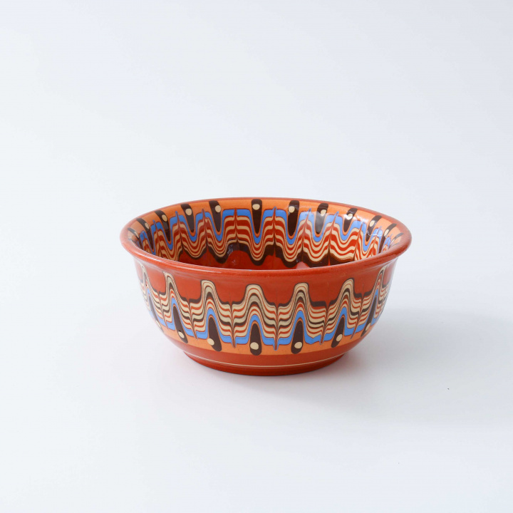 【Troyan Pottery】 Traditional Series ボウル 中 No.130-15
