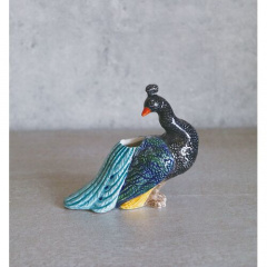 フラワーベース ANIMAL VASE F(Peacock)
