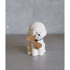 フラワーベース ANIMAL VASE F(Bichon frize)