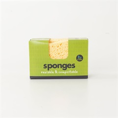 【ecoliving】Compostable UK sponge 2個SET(スポンジ)