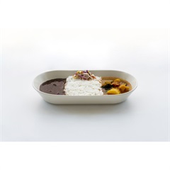 【zen to】 oval curry bowl(oval curry bowl)