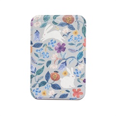 【松尾ミユキ】Stand Mirror L ボタニカル柄スタンドミラー(Plants-Rabbits)