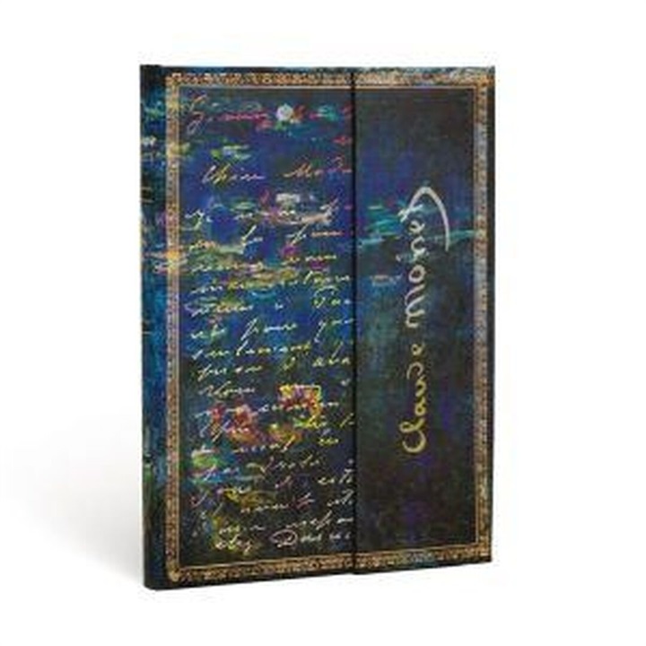 【paperblanks】ハードカバーノートミディ モネ睡蓮