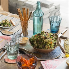 【amabro】COTTON PLACE MAT Round