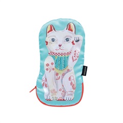 【Nathalie Lete】Satin pouch(Lucky cat)