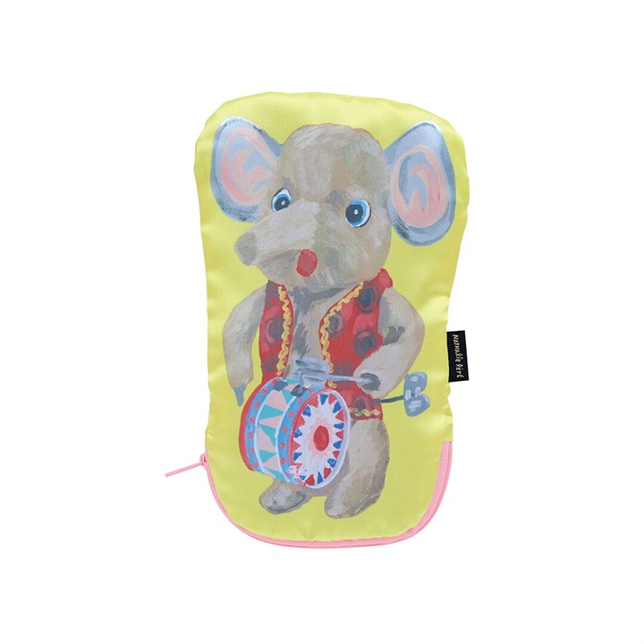 【Nathalie Lete】Satin pouch(Elephant)