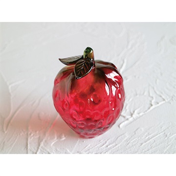DECO Glass オブジェ＆フラワーベース Strawberry
