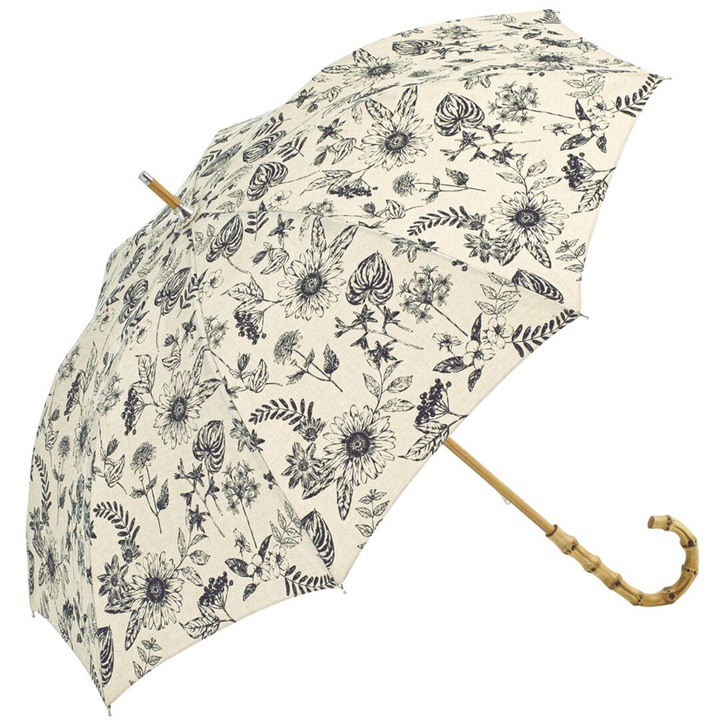 【because】Botanical Print 晴雨兼用 長傘