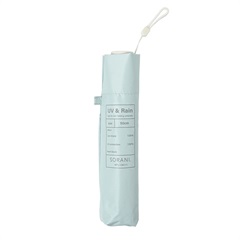 【SORANI.】nifty colors ソラニ遮光カーボン軽量ミニ50晴雨兼用折り畳み傘(Mint Green)