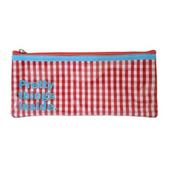 Tippi チェックポーチ(RD)