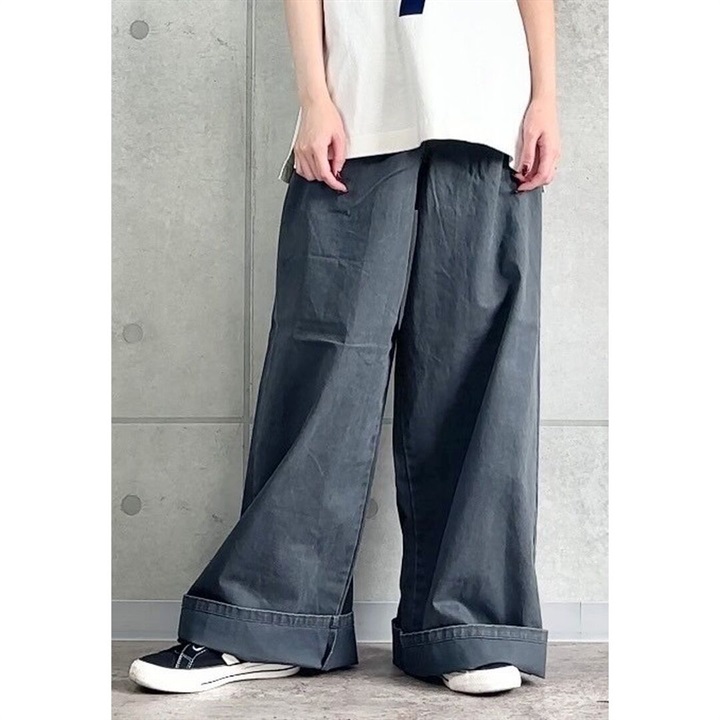 【alee】タックワイドパンツ