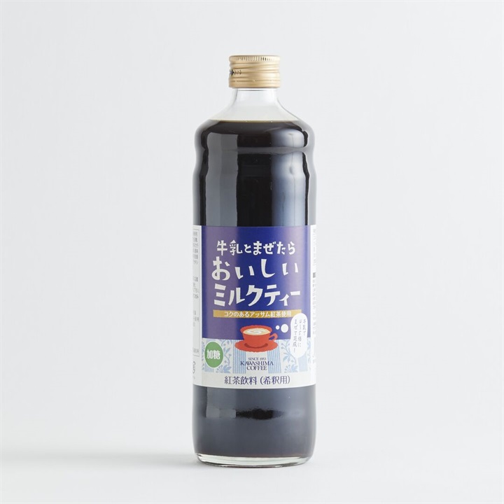 カワシマオリジナル 牛乳とまぜたらおいしいミルクティー 加糖 ミルクティーベース