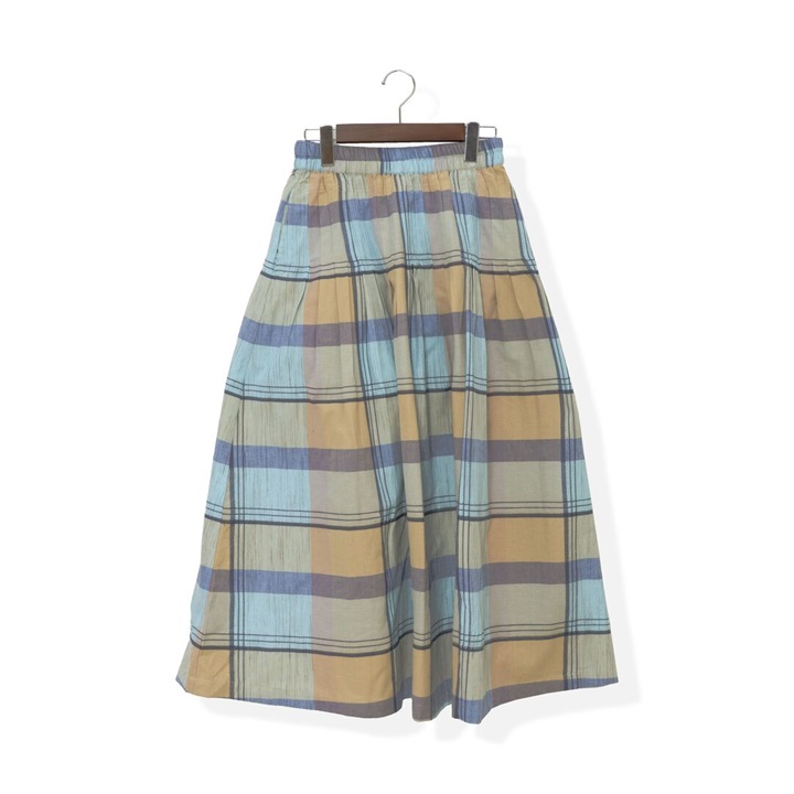 【Lupilien】Dobby check skirt ドビーチェック柄スカート