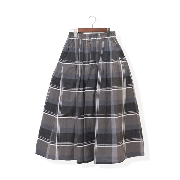 【Lupilien】Dobby check skirt ドビーチェック柄スカート