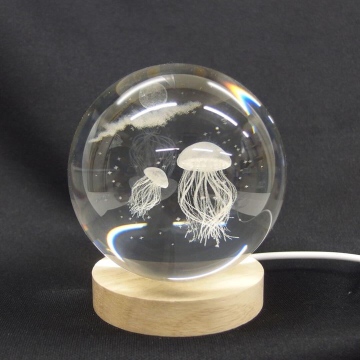 3Dクリエイティブグラスボールライト