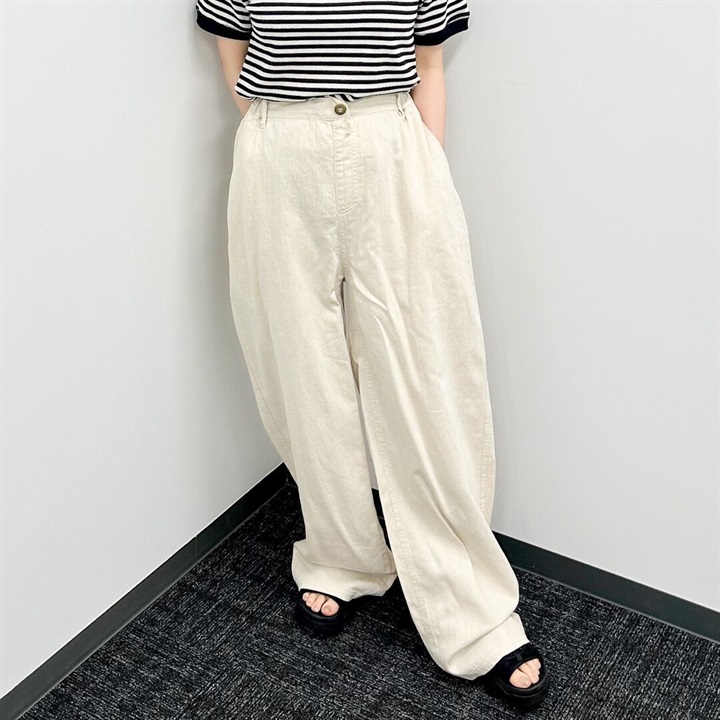 【ista-ire】6.5ozワイドデニムパンツ