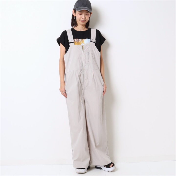 【le colis】ワイドサロペットパンツ