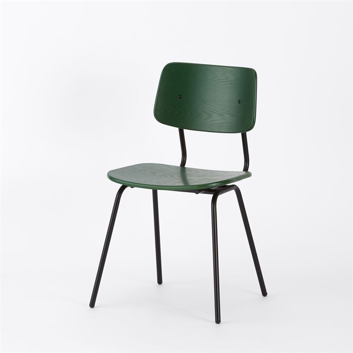 【ENEN】KUUM Chair shikaku - Black Steel Frame/Color Back