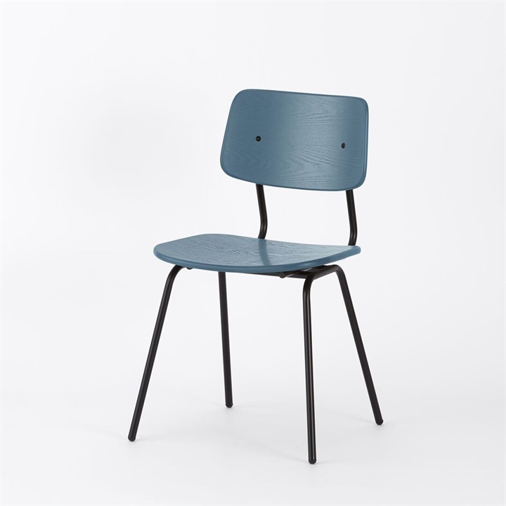 【ENEN】KUUM Chair shikaku - Black Steel Frame/Color Back