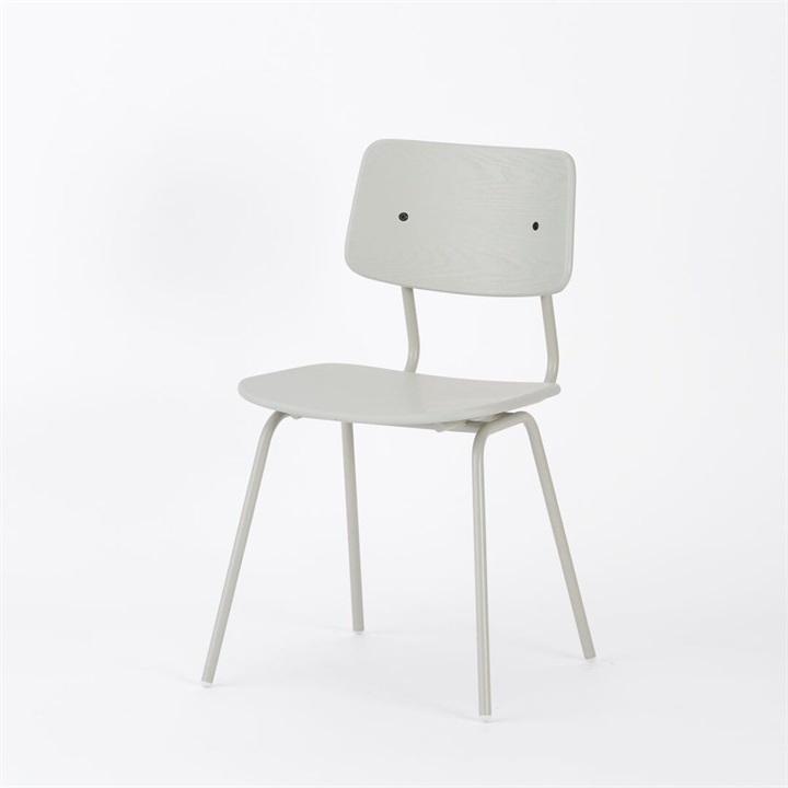【ENEN】KUUM Chair shikaku - Gray White Steel Frame/Color Back