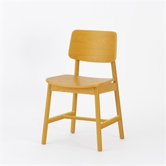 【ENEN】KUUM Chair shikaku - Color Wooden Frame(色：マスタードイエロー)