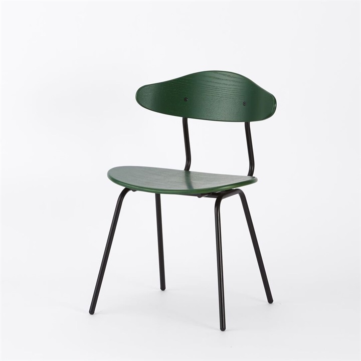 【ENEN】KUUM Chair kinoco - Black Steel Frame/Color Back