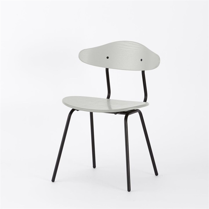 【ENEN】KUUM Chair kinoco - Black Steel Frame/Color Back