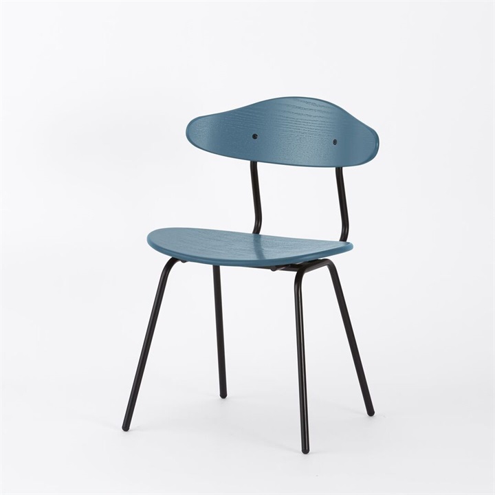【ENEN】KUUM Chair kinoco - Black Steel Frame/Color Back
