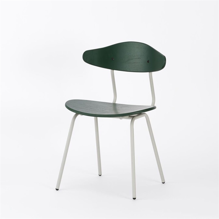 【ENEN】KUUM Chair kinoco - Gray White Steel Frame/Color Back