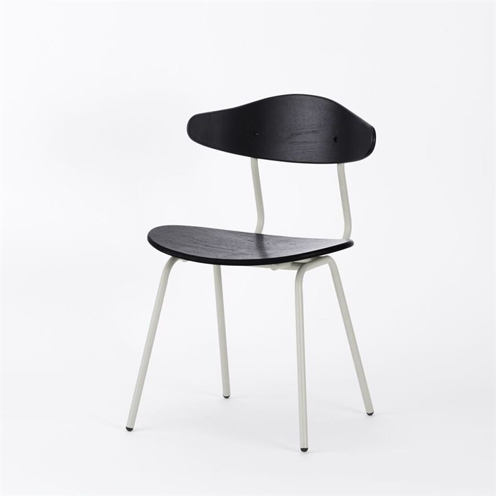 【ENEN】KUUM Chair kinoco - Gray White Steel Frame/Color Back