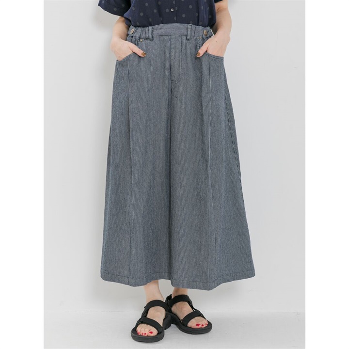 【：YURK Geniet van】6.5ozヒッコリータックスカート