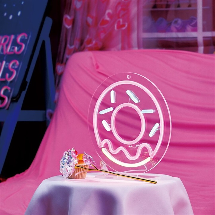 【SLOWER】 NEONY SIGN LIGHT Donut