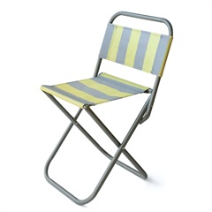 【amabro】MINI FOLDING CHAIR(Gray×Yellow-1)