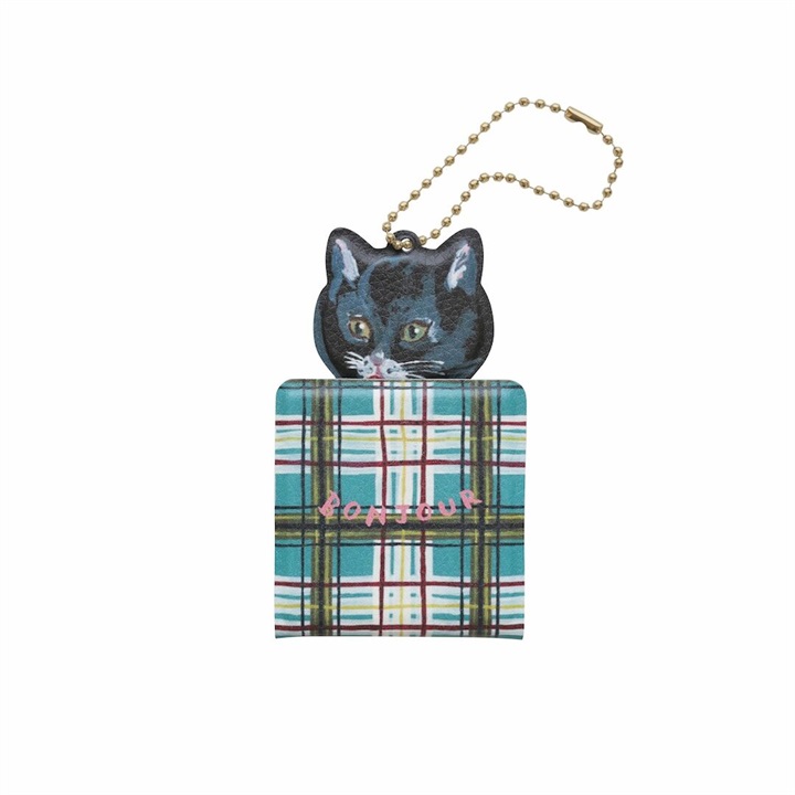 【Nathalie Lete】Key Chain mirror Cat 51123