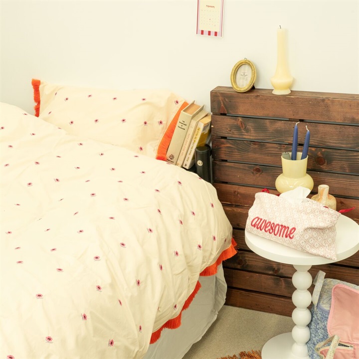 【Casselini HOME】フリンジ掛布団カバー