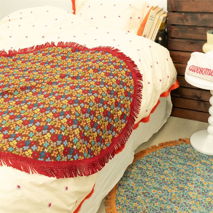 【Casselini HOME】ジャガードラグ