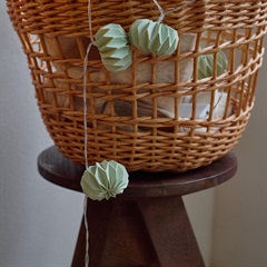 【shesay】パンプキンLEDペーパーライト 1.5m