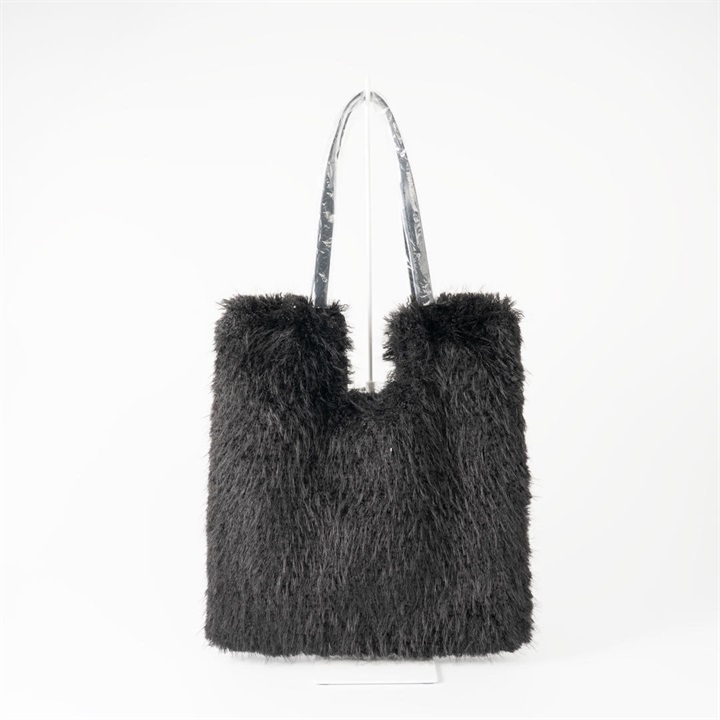 【MID GIRL APPLIY】フェイクファートートバッグ