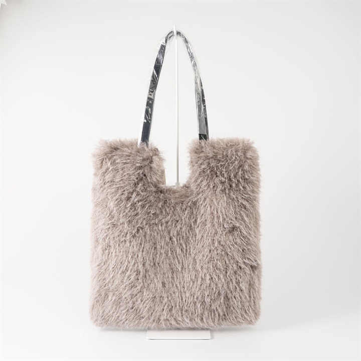 【MID GIRL APPLIY】フェイクファートートバッグ